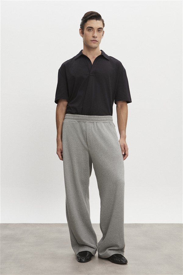 NR ZEN TRACKPANTS M/W GREY MELANGE