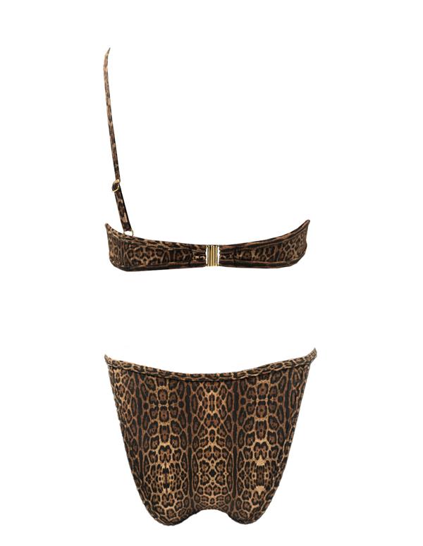EMMA ONE SHOULDER BIKINI JAGUAR