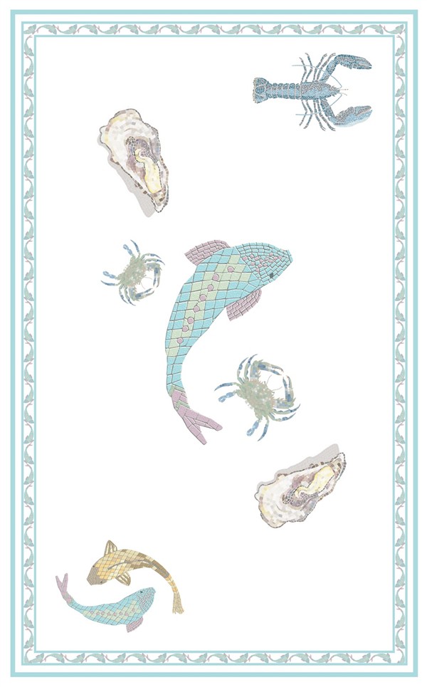 LA CHAINE PAREO TURQUOISE