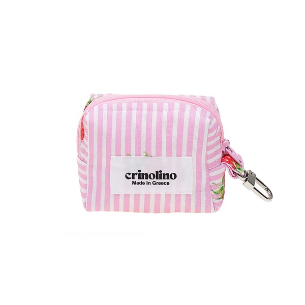 CRINOLINO RASPBERRY STRIPES KEY CHARM