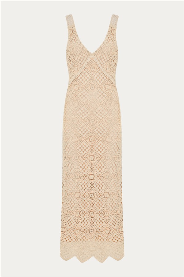 NIDODILEDA REVIVAL DRESS SAND