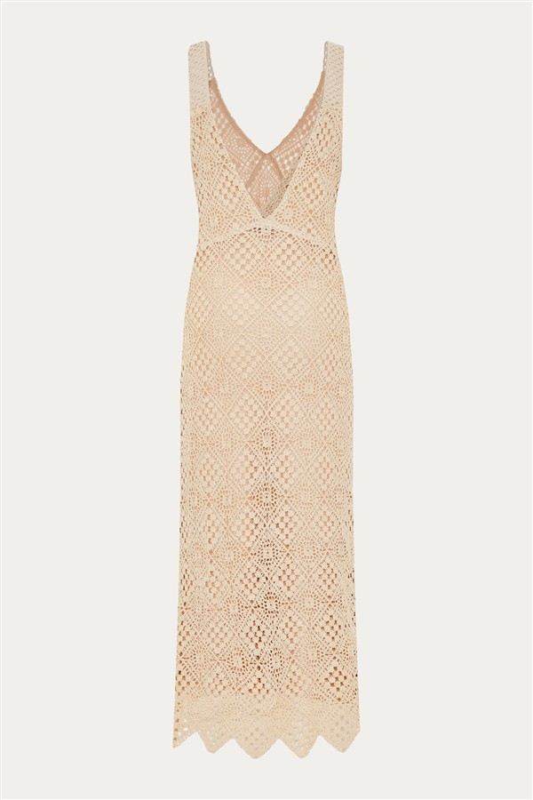 NIDODILEDA REVIVAL DRESS SAND