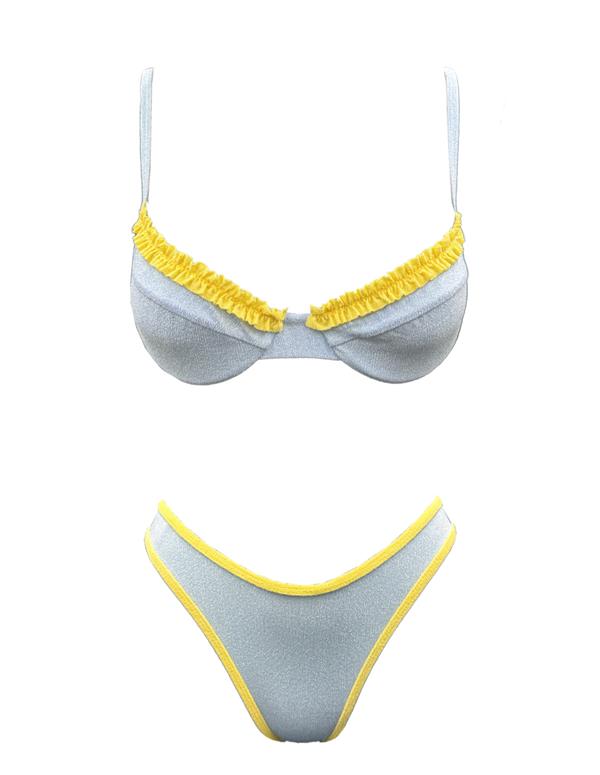 EMMA RUFFLED BIKINI BABY BLUE