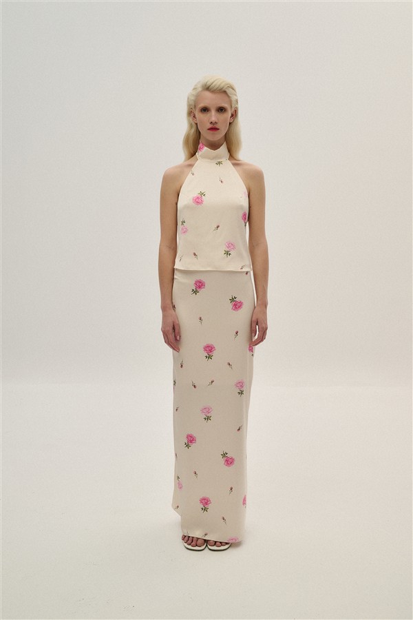 COMBOS 030 MAXI SKIRT FLOWER