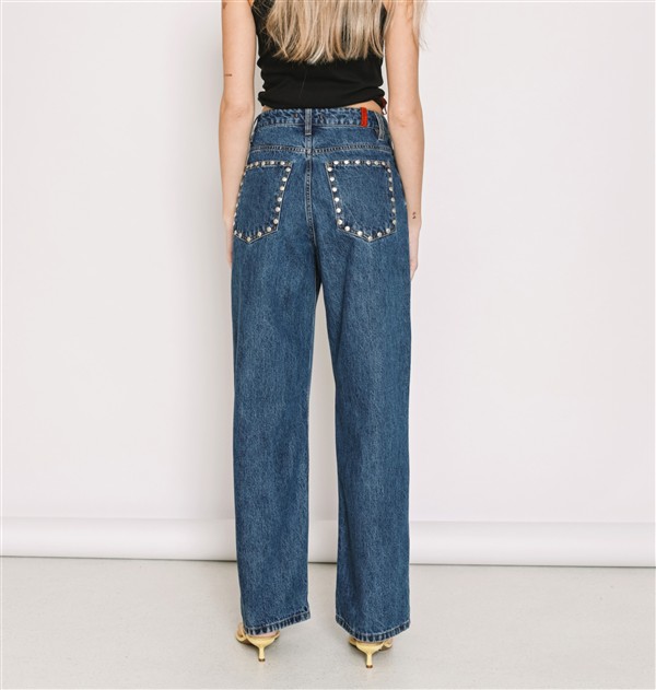 SALT AND PEPPER ABBIE S/W STUDDED