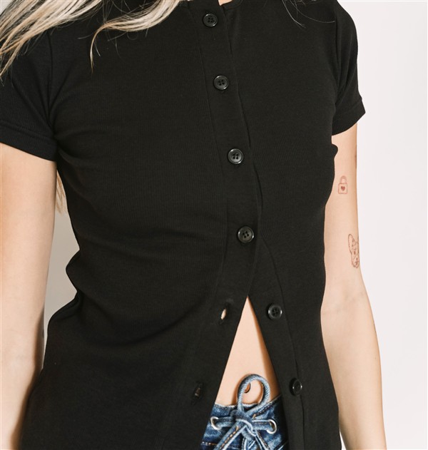 SALT AND PEPPER CHRISTY BLACK