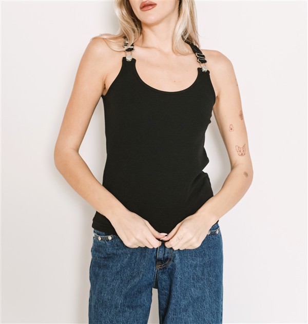 SALT AND PEPPER GRETA BLACK