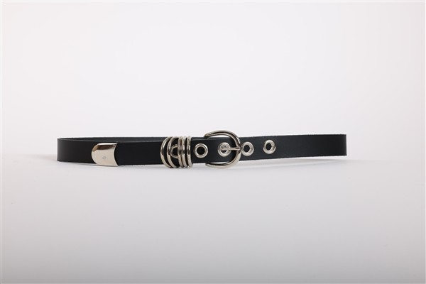 SALT AND PEPPER NOEMA SILVER BLACK LEATHER
