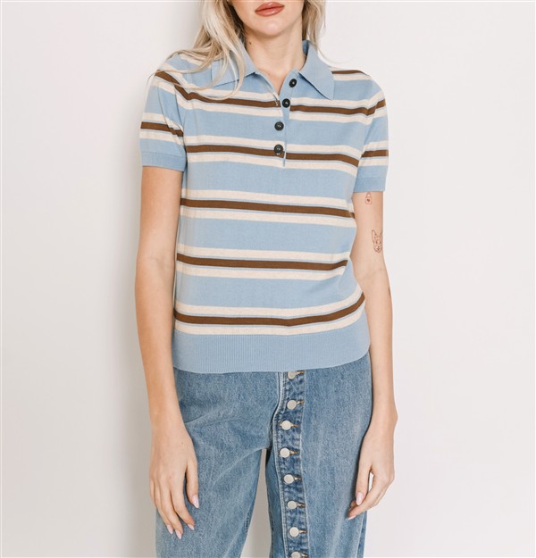 SALT AND PEPPER ORIANA BLUE