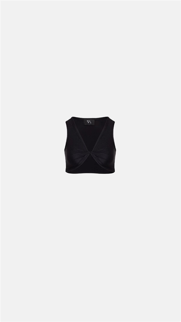 SAXSV CROP TOP BLACK