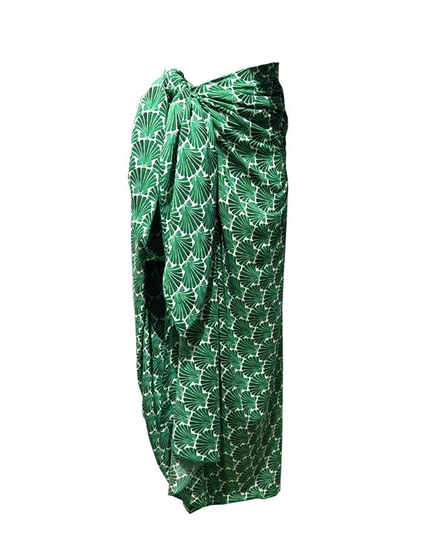EMMA SEASHELL PAREO GREEN