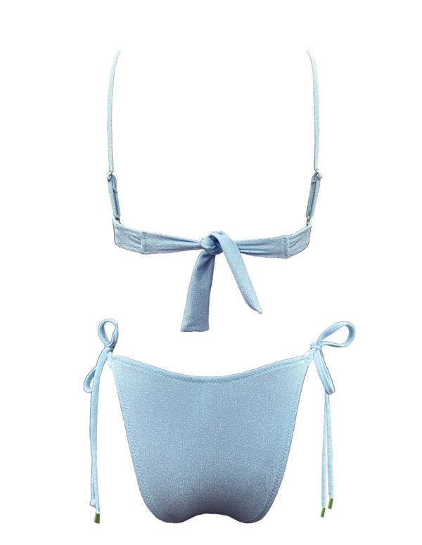 EMMA SHELL BIKINI BABY BLUE