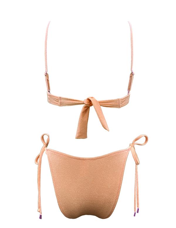 EMMA SHELL BIKINI PEACH