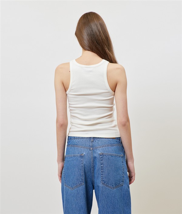 SUNSETGO SIENNA TANK TOP OFF WHITE