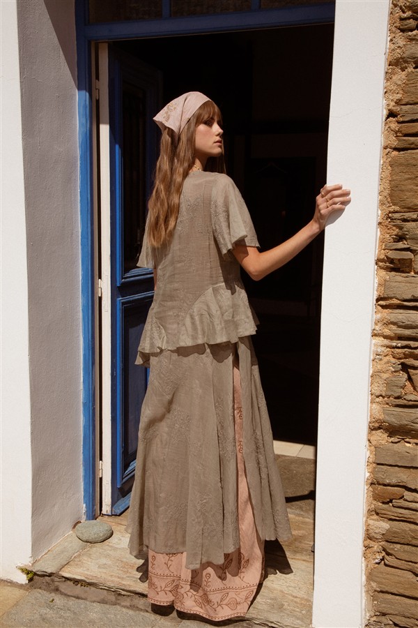 NIDODILEDA SMOOTH TOPDRESS GREY
