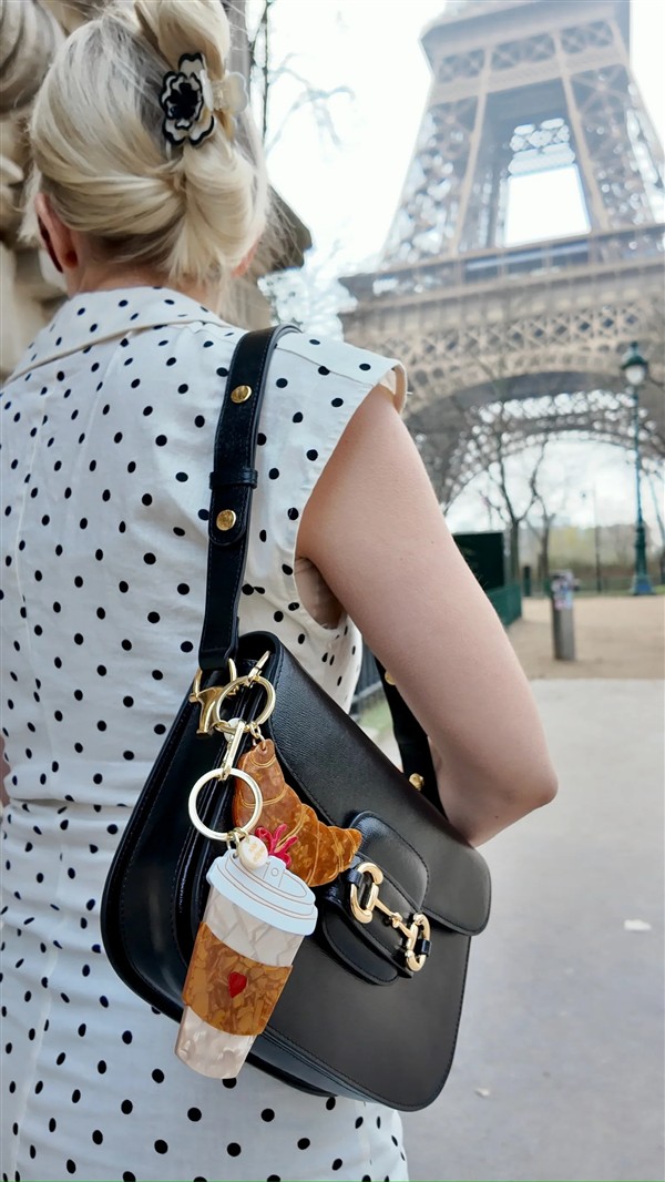 SOLAR ECLIPSE COFFEE CUP BAG CHARM