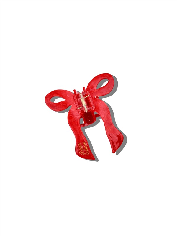 SOLAR ECLIPSE COQUETTE BOW CLIP RED