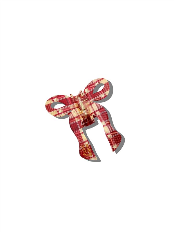 SOLAR ECLIPSE COQUETTE BOW PLAID