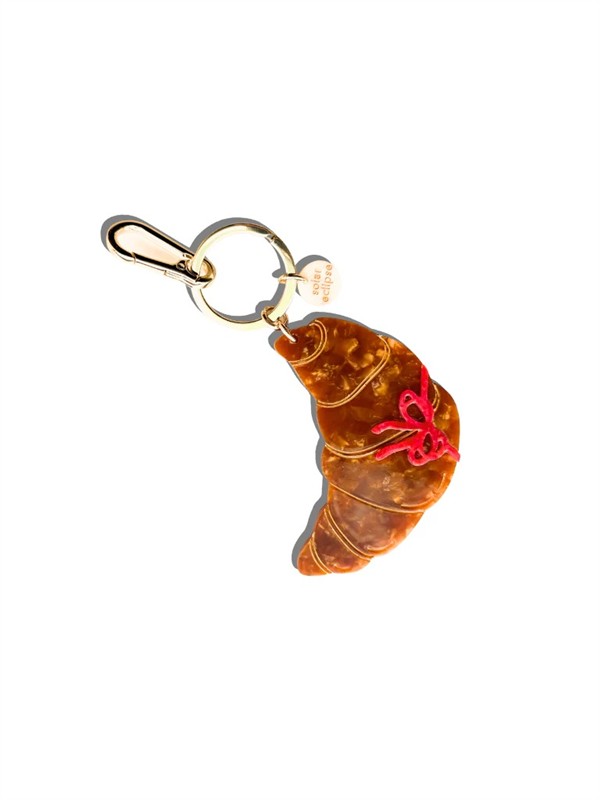 SOLAR ECLIPSE CROISSANT BAG CHARM