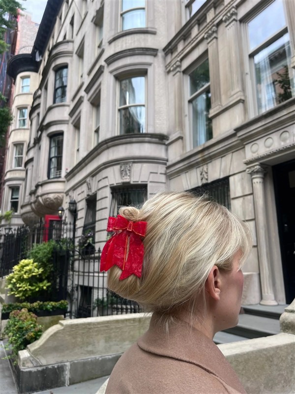 SOLAR ECLIPSE FESTIVE BOW RED