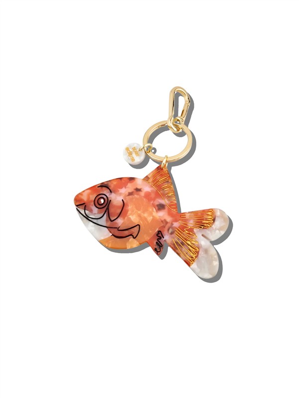 SOLAR ECLIPSE GOLDFISH KEY CHAIN