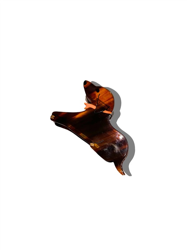 SOLAR ECLIPSE HAIR CLIP DACHSHUND