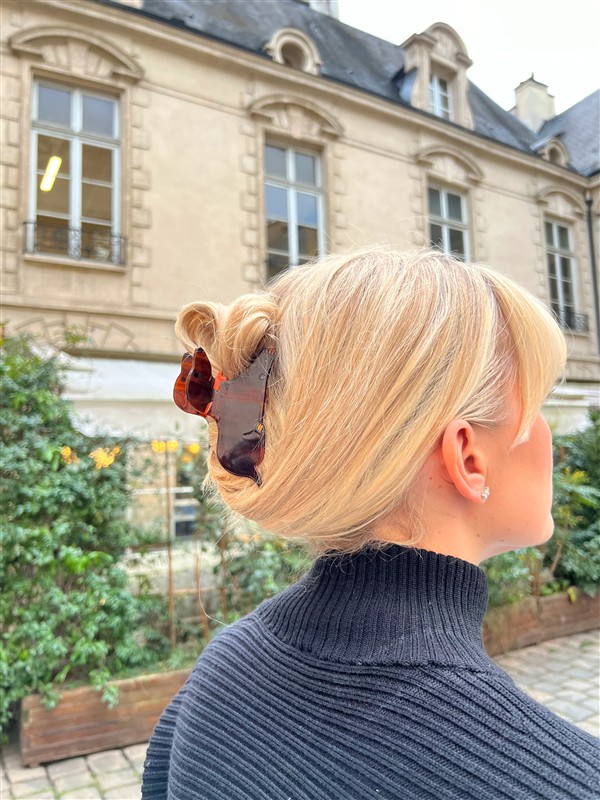 SOLAR ECLIPSE HAIR CLIP DACHSHUND