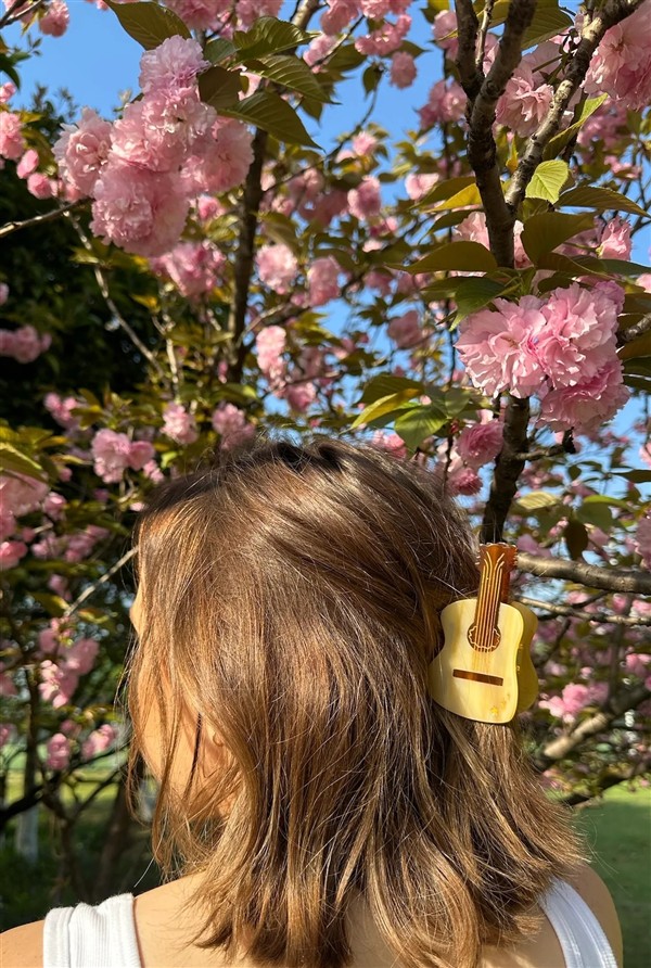 SOLAR ECLIPSE HAIR CLIP GUITAR