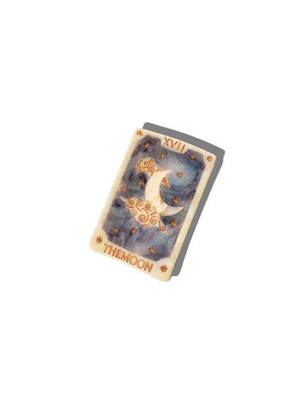 SOLAR ECLIPSE HAIR CLIP MOON TAROT CARD