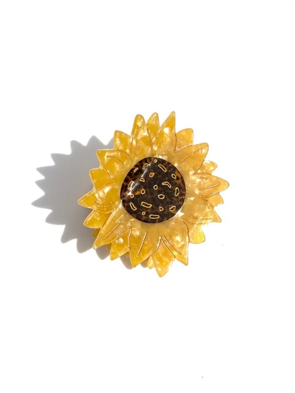 SOLAR ECLIPSE HAIR CLIP SUNFLOWER