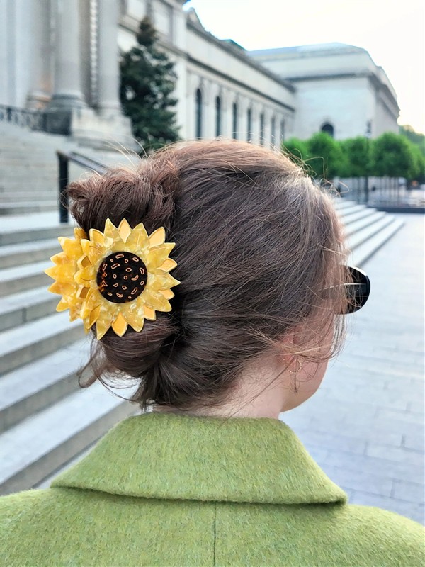 SOLAR ECLIPSE HAIR CLIP SUNFLOWER