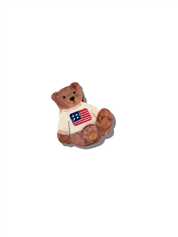 SOLAR ECLIPSE HAIR CLIP TEDDY BEAR AMERICANA