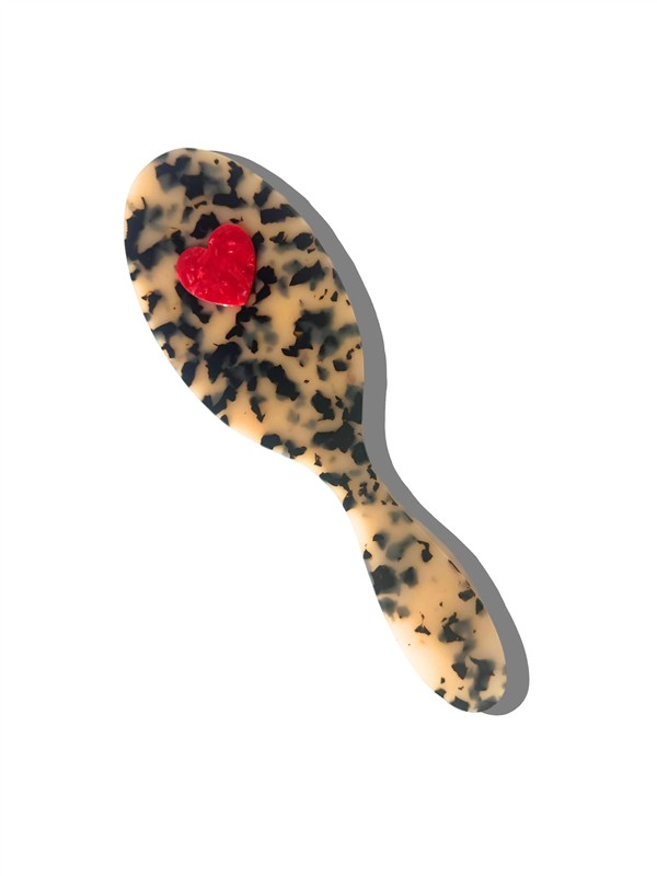 SOLAR ECLIPSE HAIR DAY BRUSH HEART