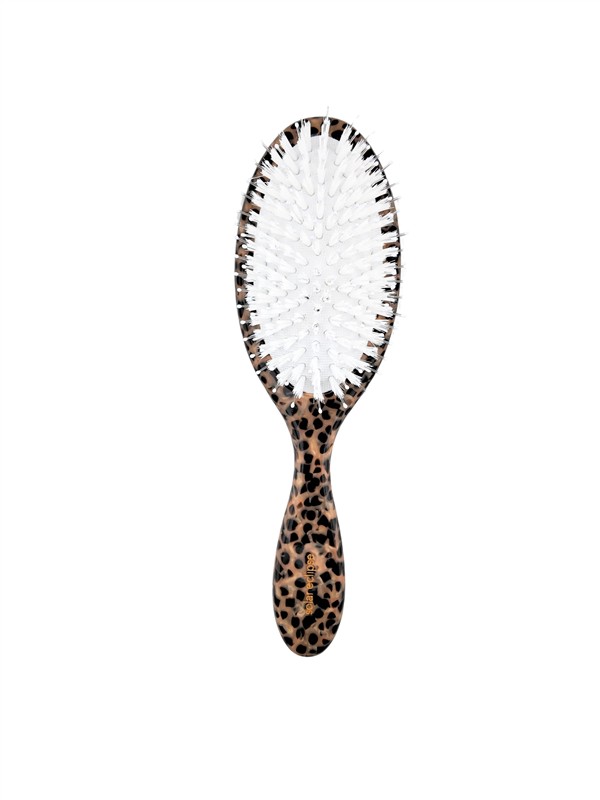 SOLAR ECLIPSE HAIR DAY BRUSH LEOPARD BOW