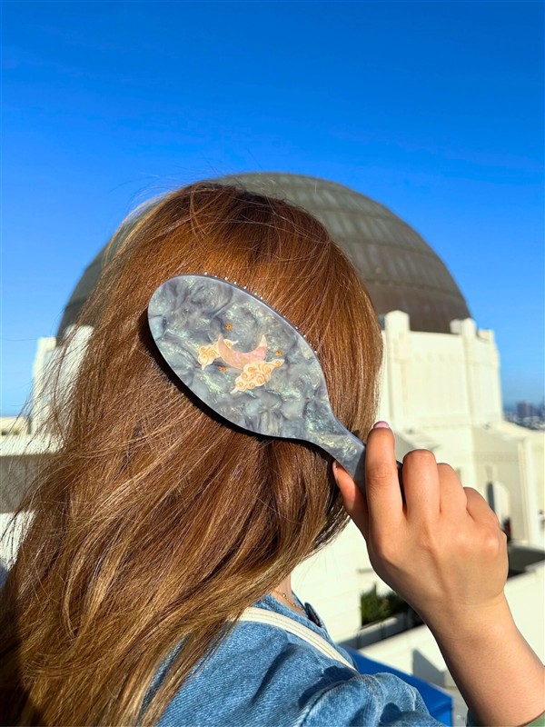 SOLAR ECLIPSE HAIR DAY BRUSH MOON