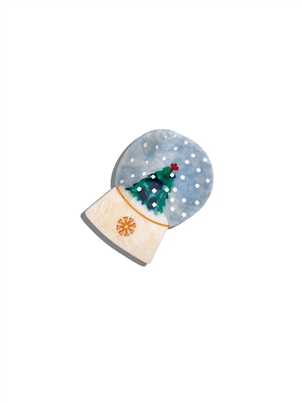 SOLAR ECLIPSE SNOW GLOBE GREEN