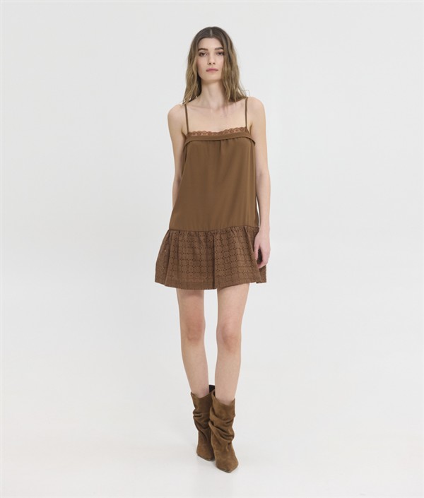 SSG ALTHEA DRESS BROWN
