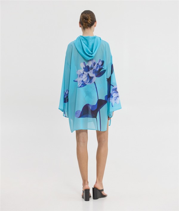 SSG ARIANE TUNIC AQUA FLORAL