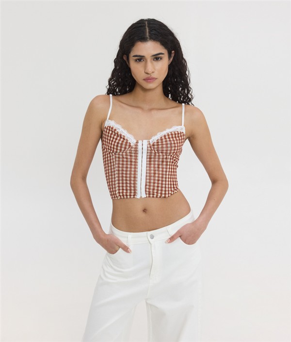SSG FIONA CORSET PLAID