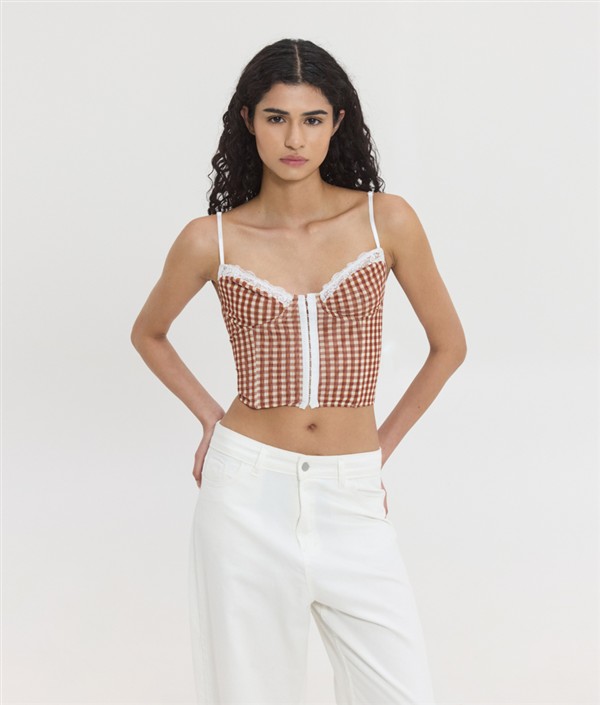 SSG FIONA CORSET PLAID