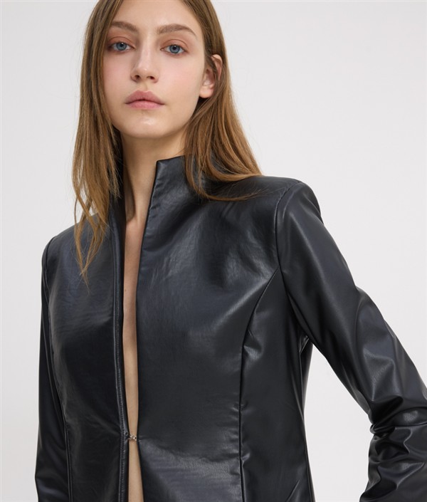 SSG GIGI LEATHER JACKET BLACK