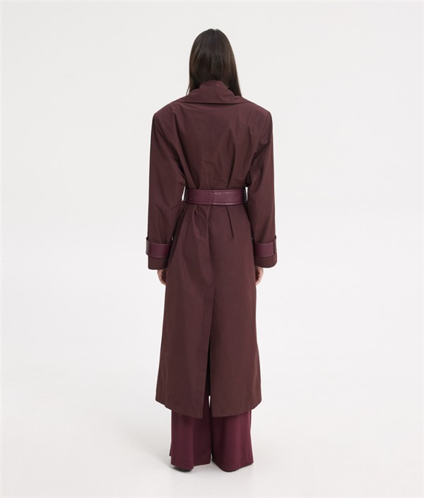 SSG KENDAL TRENCH COAT BORDEAUX