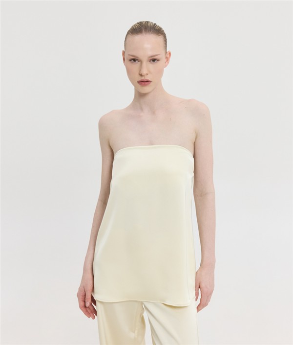 SSG MAIRA STRAPLESS TOP OCHER