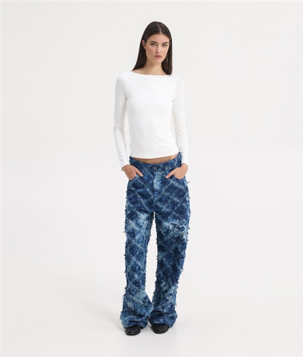 SSG MONICA RHOMBUS JEANS TIE DIE