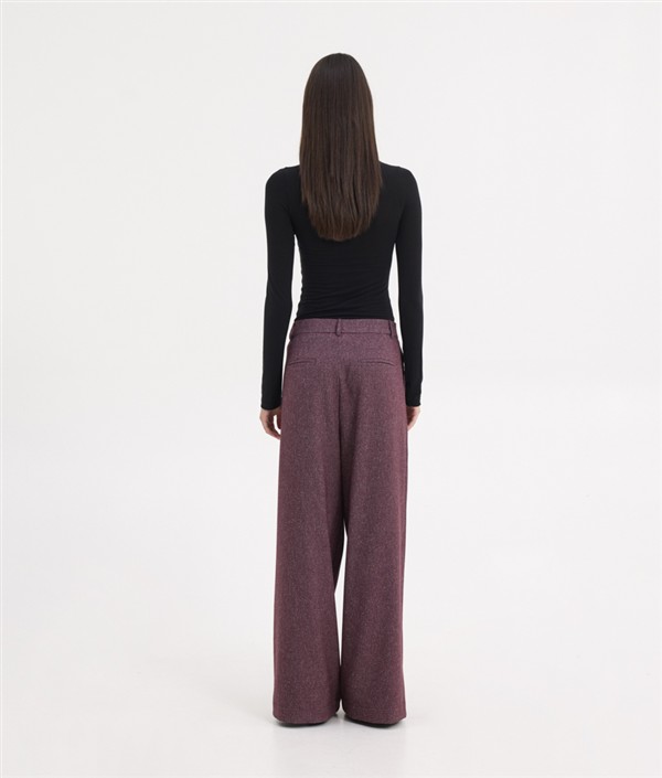 SSG NAYA PANTS AUBERGINE MELANGE