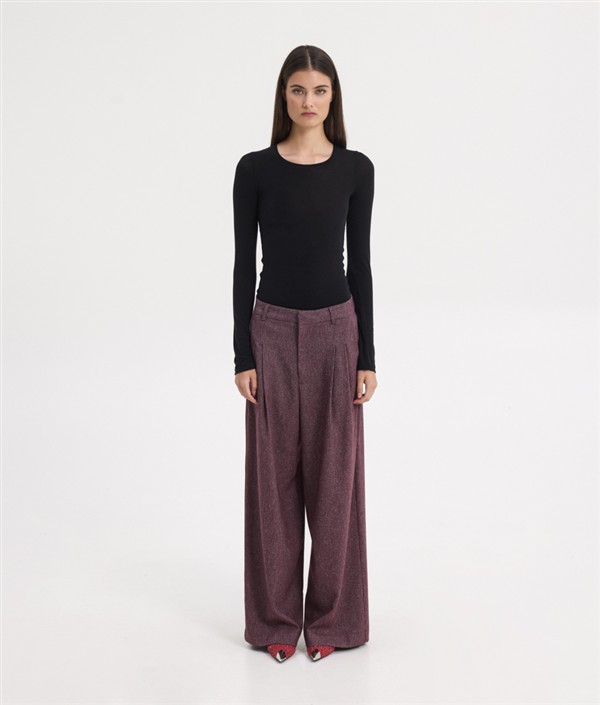 SSG NAYA PANTS AUBERGINE MELANGE