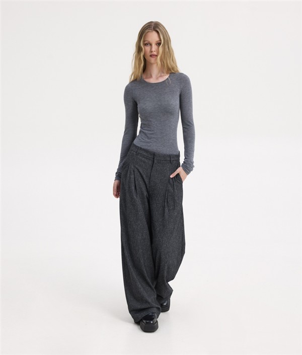 SSG NAYA PANTS BLACK MELANGE