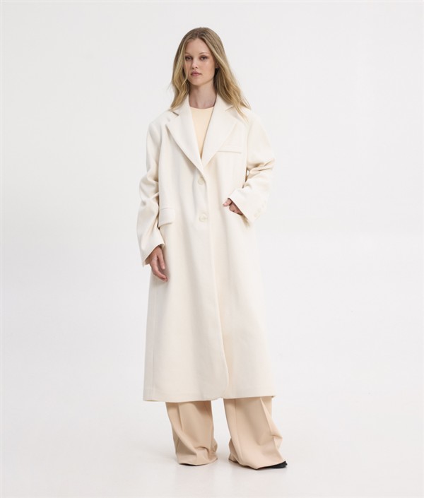 SSG NORA COAT OFF WHITE