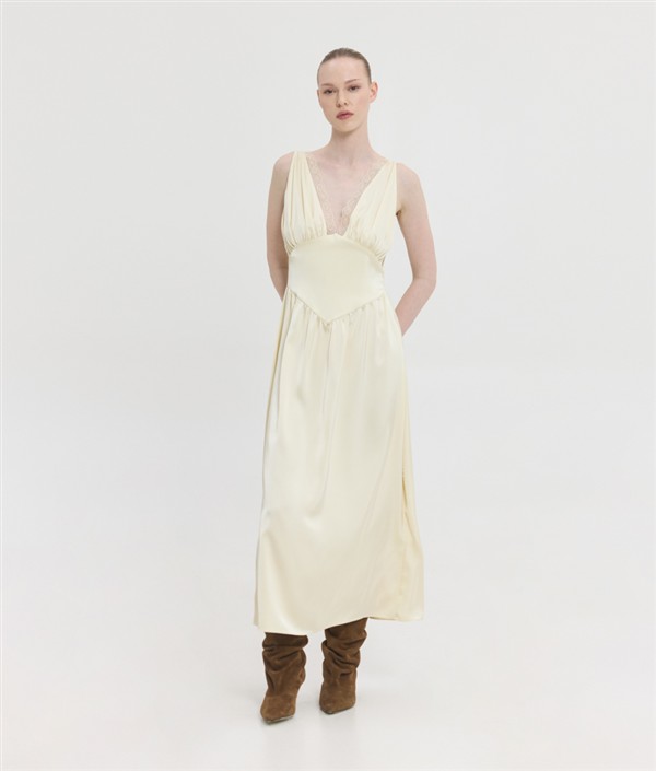 SSG SELENE DRESS OCHER
