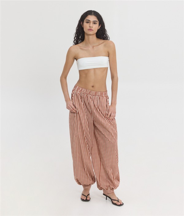 SSG SUZANNE PRINTED PANTS PLAID